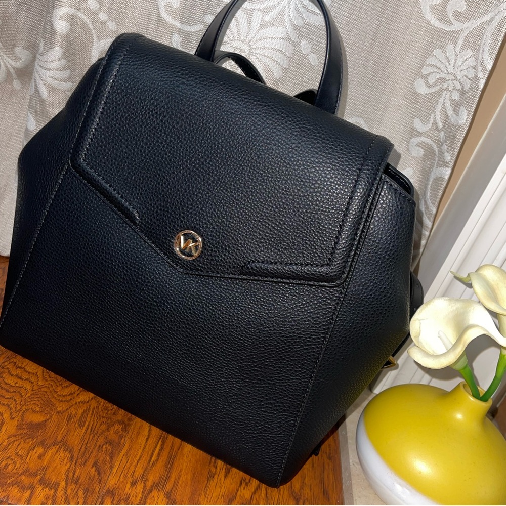 Michael Kors Freya Leather Backpack